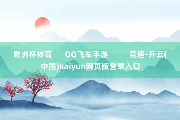 欧洲杯体育      QQ飞车手游          竞速-开云(中国)kaiyun网页版登录入口